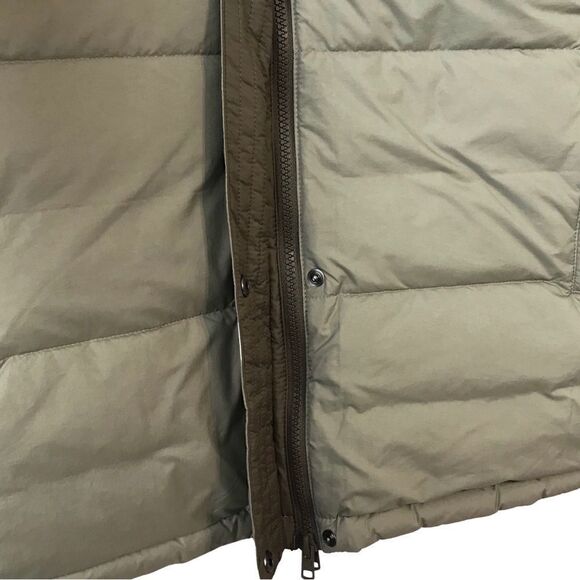 New! Prana Ice Thistle Reversible Duck Down Feather Puffer Hooded Winter Vest - Picture 9 of 14